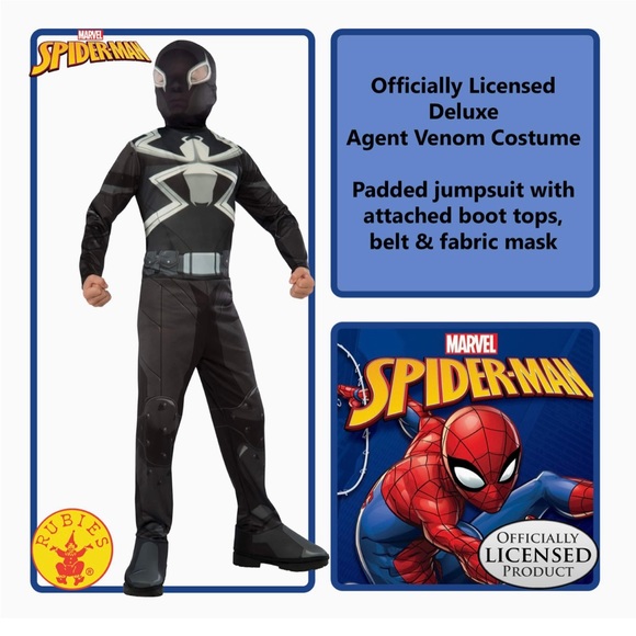 Rubie's Costume Spider-Man Ultimate Child Agent Venom Costume, Small - Picture 9 of 9